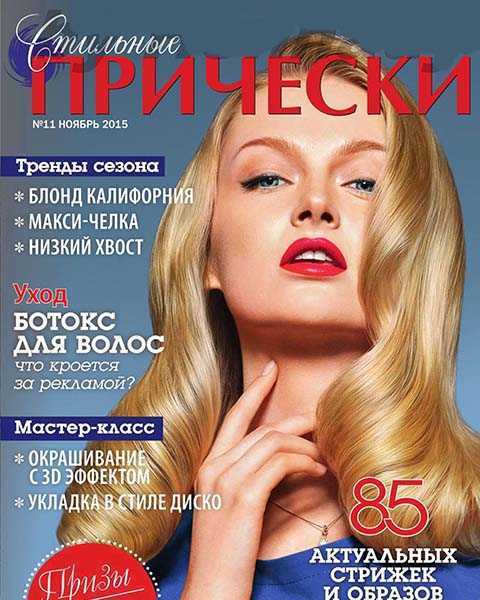 Журнал Стильные прически №11 ноябрь 2015