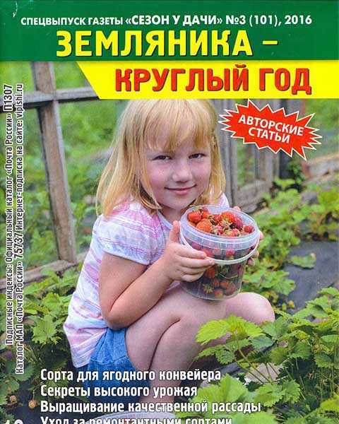 Журнал Сезон у дачи №3 Земляника круглый год 2016