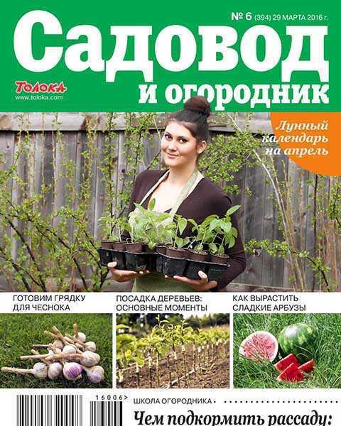 Журнал Садовод и огородник №6 (2016) PDF