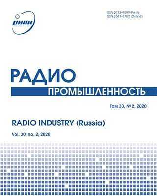 Обложка Радиопромышленность 2 2020