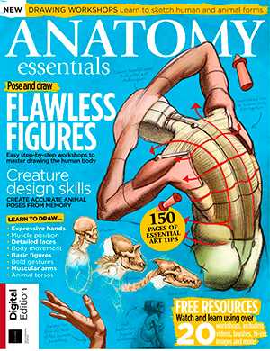 Обложка ImagineFX Presents – Anatomy Essentials, 17th Edition 2024