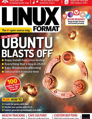 Обложка Linux Format 2025