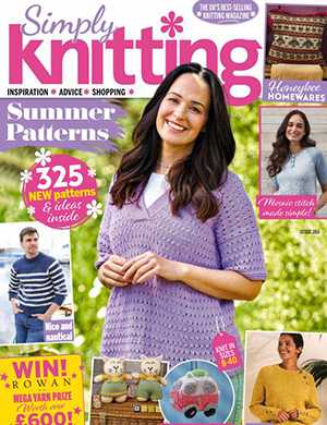 Обложка Simply Knitting 2025